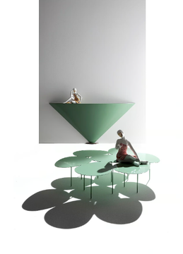 ISTANTE - Demilune console table by ERBA ITALIA - view 3